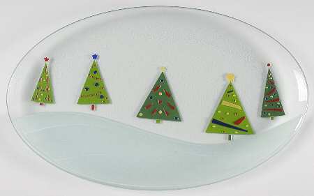 Christmas Splendor 18" Oval Platter