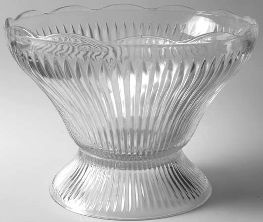 Royal Crest Punch Bowl with Stand