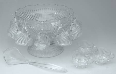 Royal Crest (15 Pc) Punch Set with Stand & Pplastic Ladle