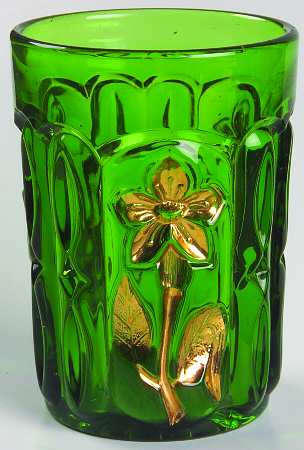 Sunken Primrose Green and Gold by Greensburg