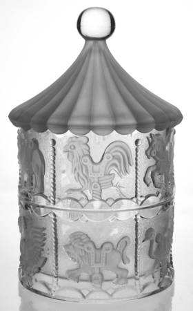 Carousel Cookie Jar & Lid