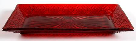 Dublin Red 11" Rectangular Tray