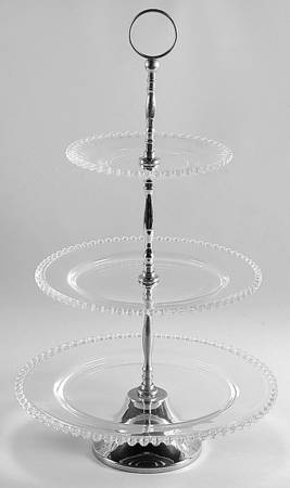 Chesterfield 3 Tier Serving Tray