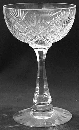 Strawberry, Diamond & Fan #7240 Champagne/Tall Sherbet