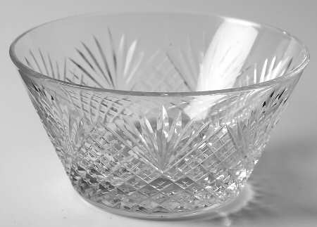 Strawberry, Diamond & Fan Finger Bowl