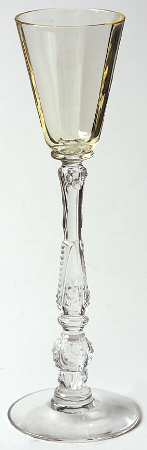 Barbara Fritchie Sahara Yellow Brandy/Cordial Glass