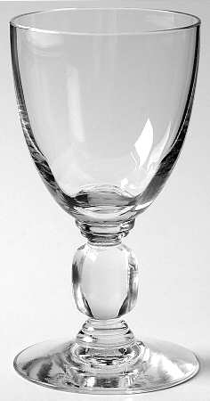 Cabochon Clear Wine Glass