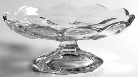 Colonial Clear (Stem 373-341) Cheese Stand