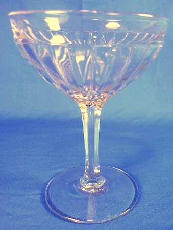Coarse Rib Clear Champagne/Tall Sherbet
