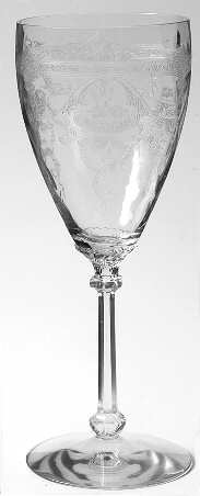 Empress Clear (Stem 3380)(Etch 447) by Heisey