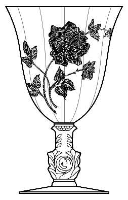 Heisey Rose by Heisey
