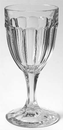 Narrow Flute Clear (Stem  393) by Heisey