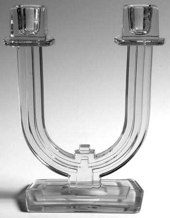 New Era Clear 8" 2 Lt Candelabra Base