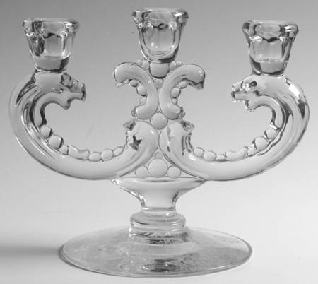 Orchid Three Light Candlestick