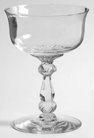 Penn Charter Clear Champagne/Tall Sherbet by Heisey