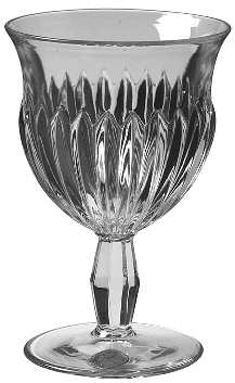 Ridgeleigh (Heavy Pressed Patt) Water Goblet