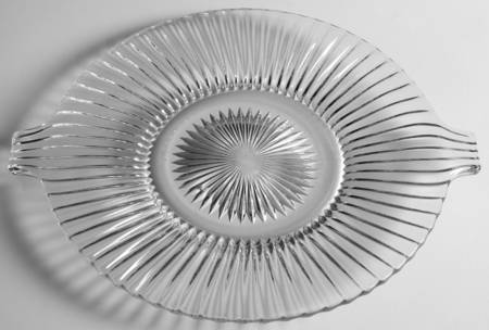 Ridgeleigh (Heavy Pressed Patt) Handled Cake Plate