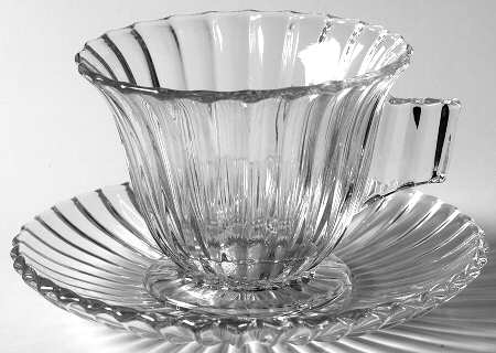 Ridgeleigh (Heavy Pressed Patt) Cup & Saucer Set