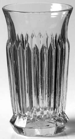 Ridgeleigh (Heavy Pressed Patt) Flat Tumbler