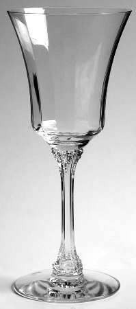Symphone Water Goblet by Heisey