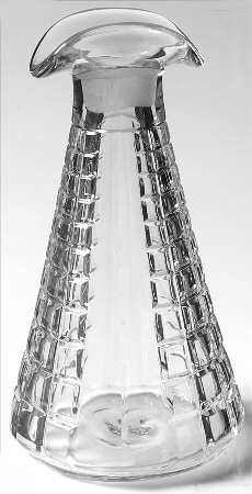 Victorian Clear Salad Dressing Bottle No Stopper