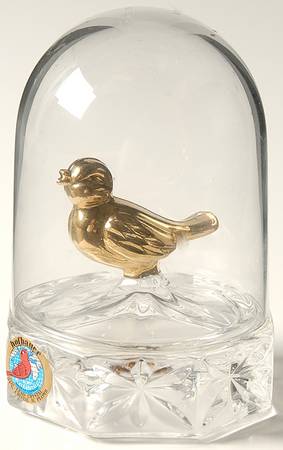 Byrdes Collection Gold Accent Large Byrde Cage Figurine
