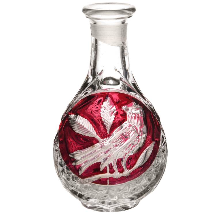 Byrdes Collection, The Ruby Round Perfume Bottle No Stopper