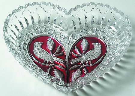 Byrdes Collection, The Ruby Heart Dish