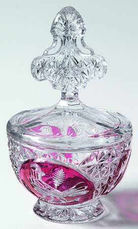Byrdes Collection, The Ruby Powder Jar & Lid by Hofbauer