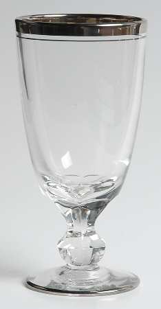 Bridal Band Juice Glass by Heisey