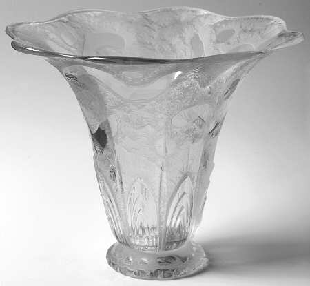 Arctic Clear (Frosted) 7" Flared Vase