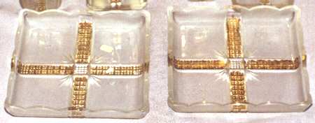 Klondike Amber Square Tray by Dalzell, Gilmore, Leigh