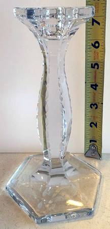Patrician Clear (Line 5) 7" Single Light Candlestick