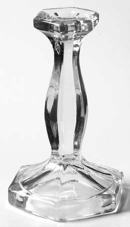 Patrician Clear (Line 5) 4" Single Light Candlestick