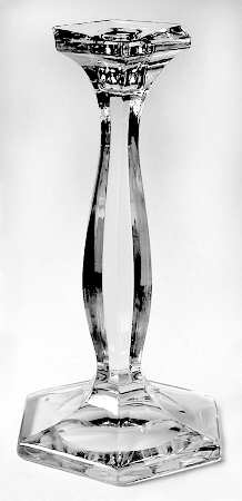 Patrician Clear (Line 5) 9" Single Light Candlestick