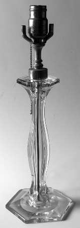 Patrician Clear (Line 5) Base for Electric Lamp