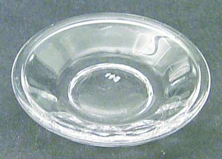 Wide Flat Panel Clear Butter Pat