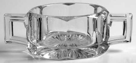 Wide Flat Panel Clear Breakfast Stack Set, Sugar Only by Heisey