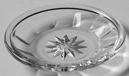 Wide Flat Panel Clear Butter Pat