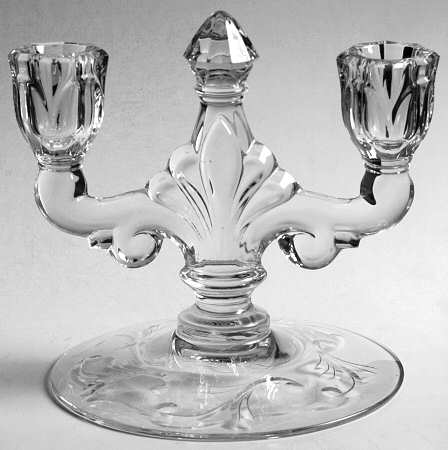 Baroque Double Light Candlestick