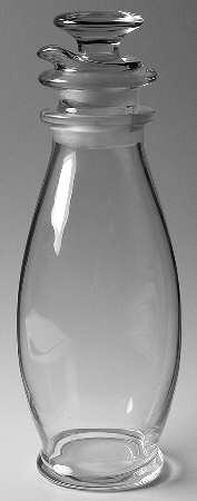 Heisey Animals and Figurines 40 Oz Shape 2 Martini Mixer W/Plain Stopper