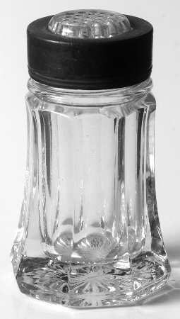 Colonial Scalloped Top Shaker with Glass Lid