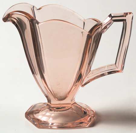 Wide Flat Panel Pink by Heisey