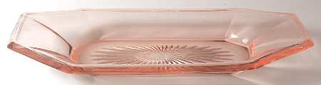 Octagon with Rim Pink by Heisey