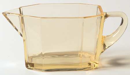 Octagon Yellow Creamer