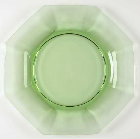 Ribbed Octagon Green by Heisey