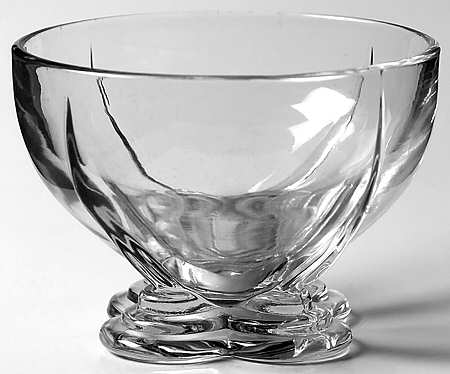 Twentieth Century Clear Low Sherbet