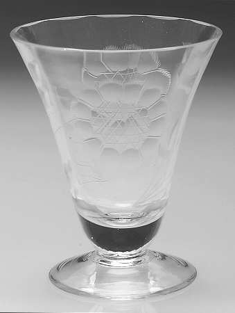 Cornflower (Smooth Stem, Optic) Juice Glass