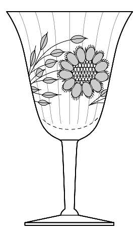 Cornflower (Smooth Stem, Optic) by W J Hughes