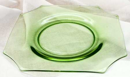 Octagon Square Green by Heisey